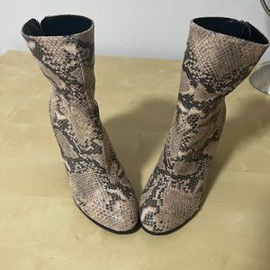 Target Women's Snakeskin Boots - Size 9